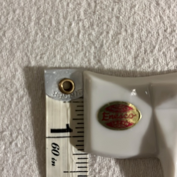 Vintage Enesco Suzy’s Zoo Ceramic Set of 4 Cheese Markers In Box - Picture 9 of 9